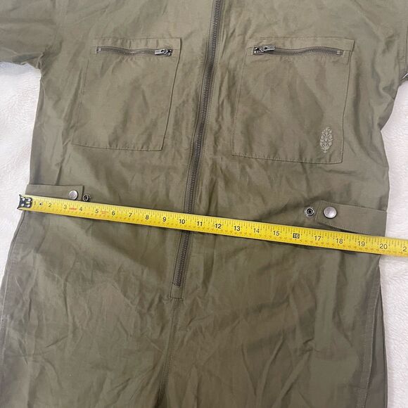 FP Movement Coverall Jumpsuit Mesmerize Me Utility Green sz XS NWOT - Picture 3 of 15